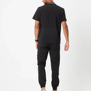 Conjuntos de Uniformes Médicos para Hombre, Suministro Directo de Fábrica, 100% Algodón, Opciones Personalizadas, Alta Calidad, Servicio OEM al por Mayor - Product Image 3