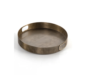 Décoration d'intérieur Plateau de décoration de Noël Plateau en métal Forme ronde Vaisselle Ustensiles de cuisine Restaurants Fabricant en gros Fournisseur - Product Image 3