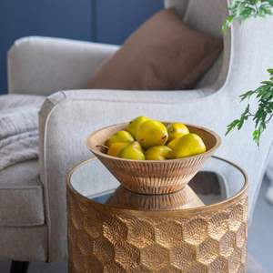 Cuencos de madera hechos a mano con estilo para servir alimentos Suministro a granel de La India para servir sopa y vajilla - Product Image 6