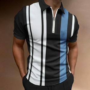 Polo pour homme en tissu haut de gamme sport golf, style décontracté, polo à col zippé, nouveauté 2025 - Product Image 5