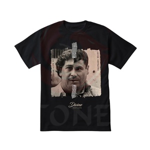 เสื้อยืดผู้ชายผ้าฝ้าย 100% 300 GSM ออกแบบโลโก้ตามสั่ง เสื้อยืดลายกราฟิกน้ำหนักมากสำหรับผู้ชาย สกรีนลายเสื้อยืด - Product Image 1