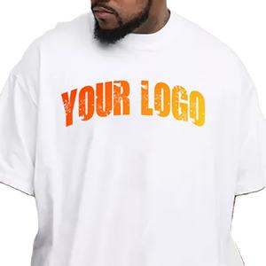 Camiseta de algodón 100% para hombre, Camiseta holgada con estampado de Hip Hop Street Wear, camiseta de manga corta relajada para hombre - Product Image 3