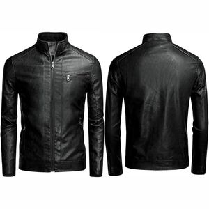 Nouveau 2025 vente chaude meilleure qualité hommes haute qualité Design de mode veste en cuir - Product Image 4