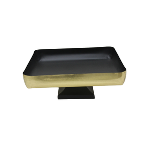 Nouveauté plateau carré en fer couleur Bronze nouveau Style plateau de service pour la maison Restaurant & Hôtel fournitures personnalisé à la main - Product Image 3