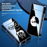 Briquet DEBANG à allumage tactile électrique en alliage de zinc, durable, écologique, cadeau d'affaires avec boîte cadeau