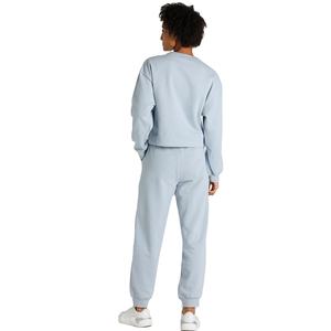 Ensemble de survêtement pour femmes, Logo personnalisé, vente en gros, marque privée, col ras du cou, vêtements de sport, sweat-shirt, Jogging, ensemble 2 pièces - Product Image 3