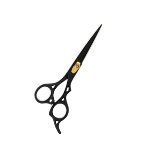 Tijeras de peluquería ergonómicas con tornillo de tensión ajustable y agarre antideslizante, ideales para cortes de pelo de precisión en salones. - Product Image 1