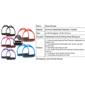 Estribos profesionales de Carreras de Caballos de acero inoxidable, diseño occidental de alta calidad, el mejor producto ecuestre personalizado - Product Image 6