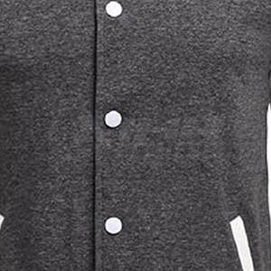 Cortavientos de cuero de Sherpa con letras personalizadas para hombre, chaqueta universitaria única de estilo callejero, cómoda y elegante, de secado rápido para invierno - Product Image 5