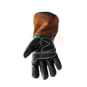 Guantes de Soldadura de Cuero Vacuno Resistentes al Calor, Antideslizantes, con Logotipo Personalizado, Protección para las Manos, Uso en Exteriores - Product Image 2