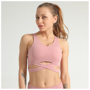 Seamless Quick Dry Breathable Active Tops Fitness Sports Bra with Yoga Chest <b>Pad</b> Gym Training Top for Workout - Product Image 4