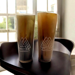 Taza Rústica de Cuerno de Búfalo Natural, Hecha a Mano, Ecológica, de Tamaño Personalizado, para Cerveza, Café, Regalo - Product Image 4