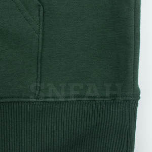 Ensemble de survêtement de sport décontracté pour homme de qualité supérieure respirant 100% coton vert gris et noir 2 pièces pour l'hiver - Product Image 5