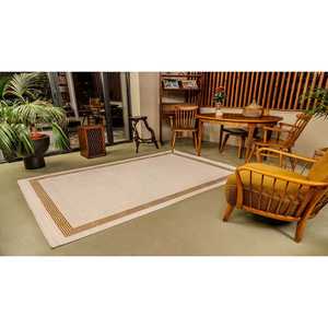 Tapis d'intérieur Netline Home Depot Cream Modern Mazzini 1482, 60% viscose, 40% acrylique, anti-peluchage, facile à nettoyer, durable, 80x150 cm - Product Image 4