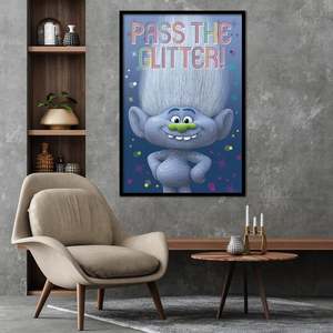Trolls Diamond Guy Wall Decor <b>Poster</b> Glitter Pass Party Wall Decoration - Product Image 2