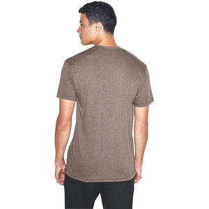 T-shirt noir 100% coton de qualité supérieure le plus vendu avec logo de marque personnalisé imprimé logo brodé T-shirts à manches courtes pour hommes - Product Image 3