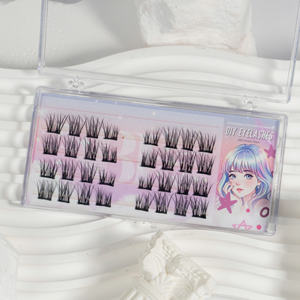 Wholesale Individual <b>Lashes</b> Cluster DIY Eyelashes for Extensions, Wispy & Natural <b>Volume</b> 0.10mm 12mm - Product Image 1