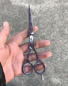 Wholesale Professional Hair Cutting Barber <b>Scissors</b> Japanese Steel <b>Paper</b> Coated Colour All Size Available <b>Scissors</b> - Product Image 1