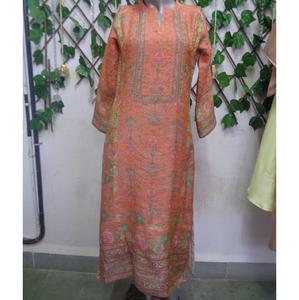 Kurta imprimé floral de vêtements de mode indiens sophistiqués pour l'usage d'occasion de fête de mariage du fournisseur indien - Product Image 1