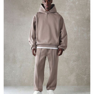 Conjunto de chándal para hombre, ropa de calle, sudadera con capucha y pantalones de chándal estampados, conjunto deportivo informal, ropa deportiva de Hip Hop, chándal - Product Image 1