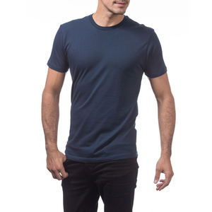 60% coton 40% polyester hommes t-shirts Pro Club col rond doux ajusté t-shirts t-shirts - Product Image 4