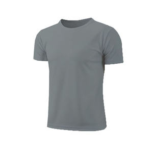 Camiseta Casual de Alta Calidad para Hombre, Manga Corta, Corte Regular, Secado Rápido, Estampado Digital, Talla Grande, 100% Algodón, Color Sólido - Product Image 5