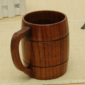 TASSE DE BIÈRE EN BOIS RÉUTILISABLE NATURELLE ET ÉCOLOGIQUE Tasse à café et thé en bois vintage avec logo personnalisé Noël - Product Image 3