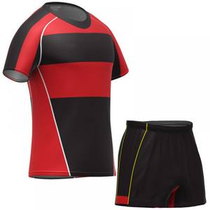 Ensembles de vêtements de sport de rugby personnalisés de haute qualité pour hommes maillots de sublimation OEM respirants chemises et shorts uniformes - Product Image 3