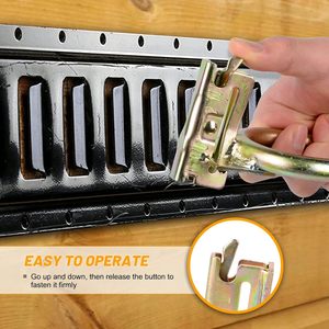 E-Track Hoch leistungs schaufel/Werkzeug halter E Schienen haken für Werkzeuge, Rechen, Spaten in Anhängern, LKWs, Werkstatt und Lager - Product Image 4