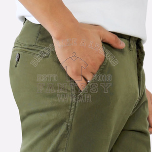 FANTASY WEAR OEM 2026 Pantalones Chinos de Corte Slim para Hombre, Pantalones Casuales de Algodón Elástico, Certificación CE ISO - Product Image 3