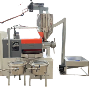 Prensa de aceite duradera 6YL-100ZD de alta calidad para aceite de nuez de soja de oliva con sistema de contrapresión de elevador y pastel - Product Image 1