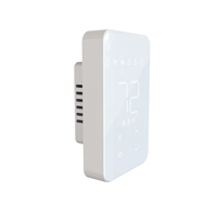 Termostato Inteligente con WiFi, Bloqueo para Niños y Monitoreo de Consumo de Energía, Ideal para Calefactores de Rodapié y Convector