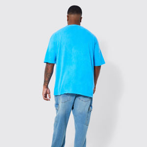 Camiseta de algodón para Hombre con camiseta de manga corta con logotipo para hombre, camiseta gráfica con estampado de espuma en 3D personalizado, Camiseta con estampado de espuma - Product Image 2