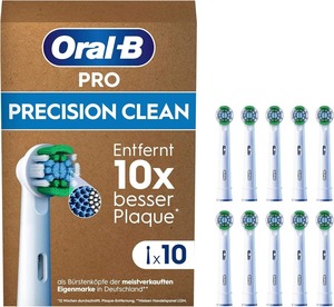 <b>Oral</b>-<b>B</b> <b>Pro</b> Precision Clean - Original Replacement Toothbrush Heads for Electric Toothbrush - Teeth Cleaning, White pack of <b>10</b> - Product Image 6