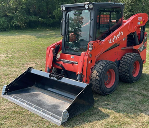 รถตักล้อยาง Kubota SSV75 เครื่องยนต์ดีเซล ปั๊ม PLC มอเตอร์ ประสิทธิภาพสูง เครื่องจักรก่อสร้าง สภาพดี พร้อมส่ง - Product Image 1