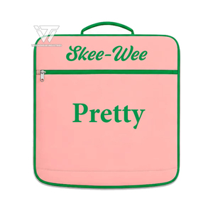 Alfa Griega |   Kapa |   Bolsa de Ropa Bordada de Alpha Sorority, Organizador de Viaje Plegable con Bolsillos con Cremallera - Product Image 2