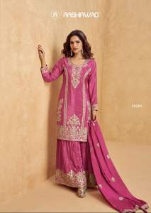 Neeta Creation Women's Silk Quick Dry Knee-Length Salwar Kameez for Parties Wholesale <b>Indian</b> & <b>Pakistani</b> <b>Clothing</b> - Product Image 2