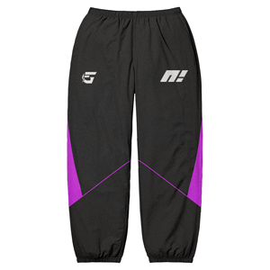 High Quality Custom Solid Heavyweight Casual <b>Nylon</b> Zip-Up Jackets and <b>Track</b> <b>Pants</b> Trackstar OEM Private Label - Product Image 4