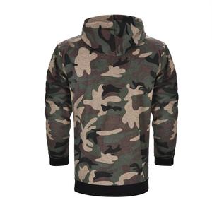 เสื้อฮู้ดผู้ชายสำหรับฝึกซ้อมฤดูใบไม้ผลิและฤดูใบไม้ร่วงเสื้อผ้าใส่ทำงานใหม่มีฮู้ดยืดหยุ่นและระบายอากาศได้ดีลายพราง - Product Image 3