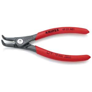 Alicates de Precisión para Anillos de Retención Knipex, Gris Atramentizado, para Anillos de Retención Externos en Ejes - Product Image 1