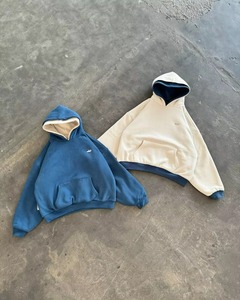 Último Diseño, Sudaderas con Capucha Personalizadas 100% Algodón para Hombre, Estilo Urbano con Patrón Sólido para Invierno, ¡Gran Venta en Pakistán! - Product Image 5