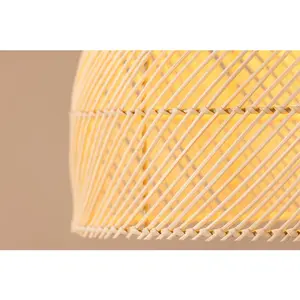 Luces colgantes de techo de ratán con estructura fuerte y estética natural para proyectos de decoración de interiores, venta al por mayor - Product Image 5