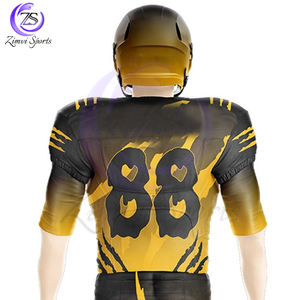 Tissu extensible à manches courtes jaune noir adulte poids léger meilleure conception 2025 équipe sportive porter un uniforme de Baseball de Style Unique - Product Image 6