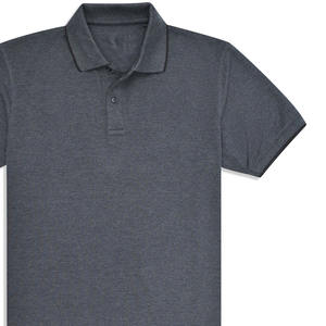 Polos de golf pour hommes personnalisés OEM Vêtements de travail d'affaires de qualité supérieure Chemises à manches courtes en tricot uni avec logo brodé personnalisé - Product Image 6