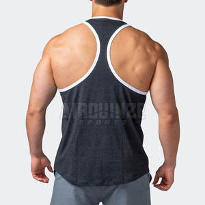 Cheap Price Training Gym <b>Singlet</b> For <b>Men</b> Top Trending Product Sleeveless Solid Color Slim Fit <b>Men</b> Gym <b>Singlets</b> For Bodybuilding - Product Image 5