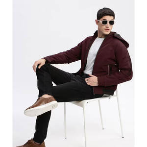 Nueva chaqueta Bomber de Color sólido para hombre, chaquetas de béisbol ajustadas informales para hombre, nuevas chaquetas Bomber de alta calidad a la moda de otoño - Product Image 5