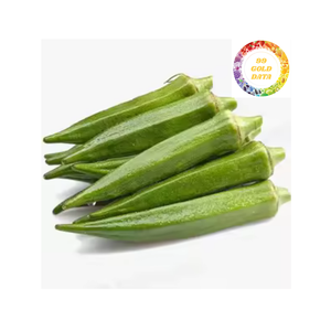 Okra limpia y fresca congelada Origen de Vietnam Disponible en opciones enteras y en rodajas para cocinar - Product Image 2