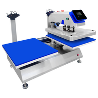 Presse à Chaud Pneumatique Semi-Automatique Professionnelle pour T-shirts avec Double Plaque Chauffante – Nouvelle Utilisation pour Vêtements