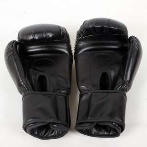 Guantes de boxeo de buena calidad Guantes de boxeo personalizados de cuero PU con logotipo personalizado Guantes impresos - Product Image 2