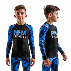 เสื้อรัดรูปแขนยาวแบบเต็มตัวสำหรับ MMA และมีการป้องกันรังสียูวีสไตล์กิโมโน de Jiu Jitsu - Product Image 3